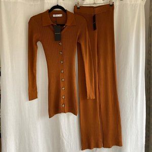 Warehouse Womens Brown Suit